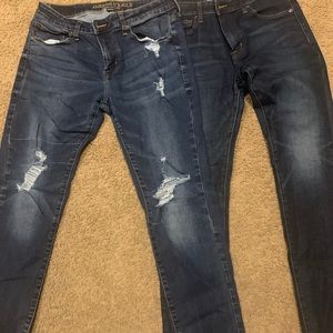American Eagle extreme flex skinny jeans lot of 2